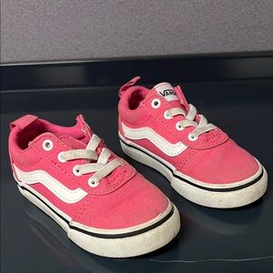 Vans Kids Sneakers in Pink and White